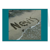 Paul McGehee「ネイビスサンド」カード (正面横)