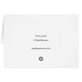 Paul McGehee「ネイビスサンド」カード (裏面横)