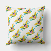 Paul McGehee "米国ヴァージン諸島国旗"枕 クッション (裏面)