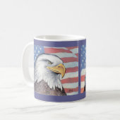 Paul McGehee "American Bald Eagle"マグカップ コーヒーマグカップ (正面左)