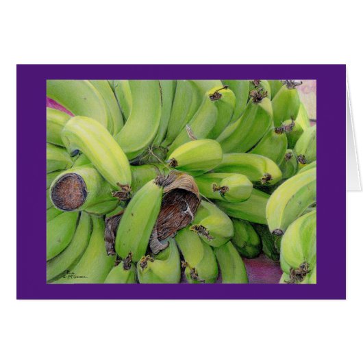 Paul McGehee「Bananas」カード (正面横)