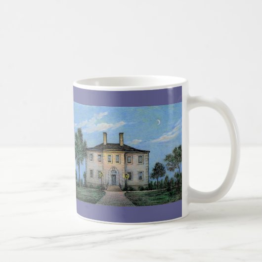 Paul McGehee "Carlyle House by Moonlight"マグカップ コーヒーマグカップ (右)