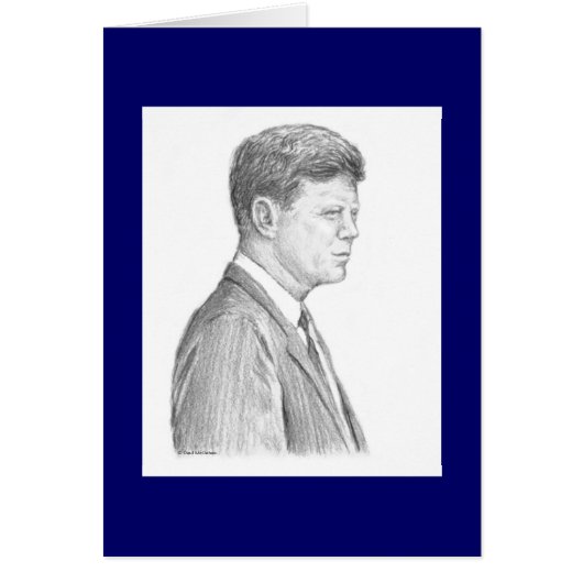 Paul McGehee "John F. Kennedy"カード (正面)