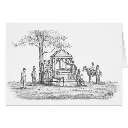 Paul McGehee 「Meeting at the Well」カード (正面横)