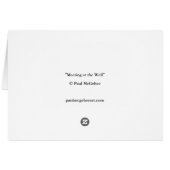 Paul McGehee 「Meeting at the Well」カード (裏面横)