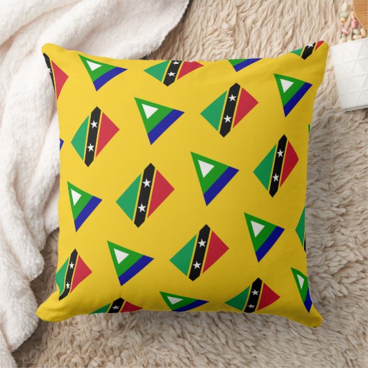 Paul McGehee "Nevis Flag"枕 クッション (ブランケット)