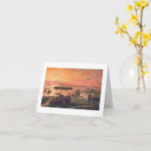 Paul McGehee "Old New York Harbor"カード カード (黄色い花)