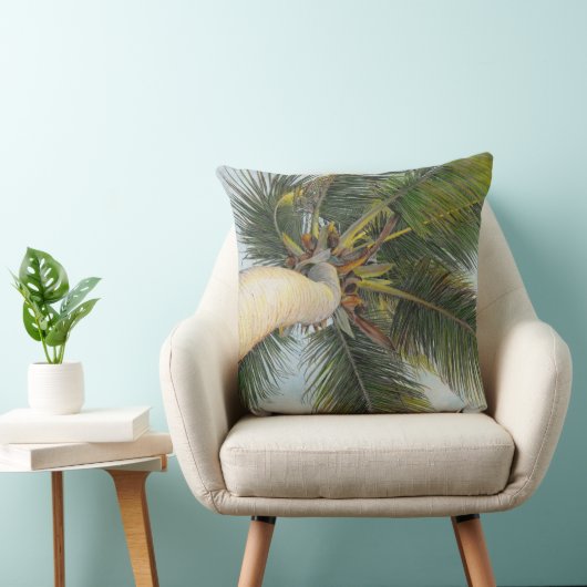 Paul McGehee "Palm Tree"枕 クッション (椅子)