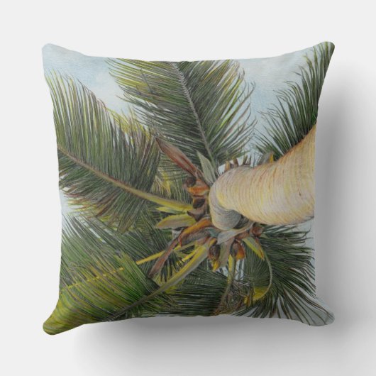 Paul McGehee "Palm Tree"枕 クッション (裏面)