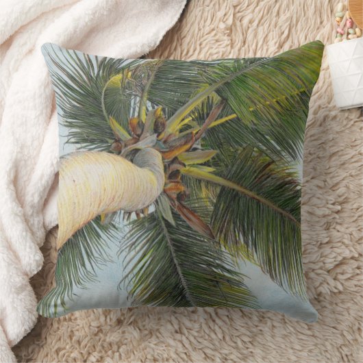 Paul McGehee "Palm Tree"枕 クッション (ブランケット)