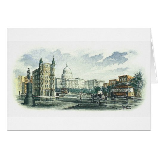 Paul McGehee "Pennsylvania Avenue"カード (正面横)