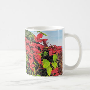 Paul McGehee "Pointsettias"マグカップ コーヒーマグカップ