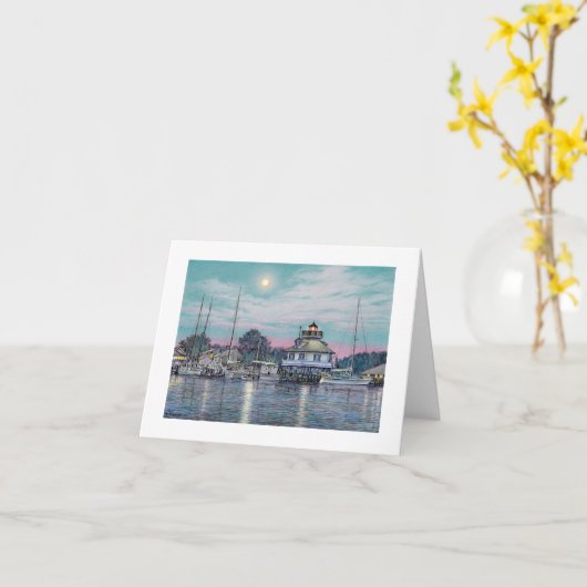 Paul McGehee "St. Michaels by Moonlight"カード カード (黄色い花)