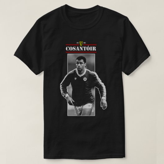 Paul McGrath - Cosantóir - Defender - Ireland - Ir Tシャツ (デザイン正面)