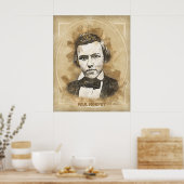 Paul Morphy氏、チェス・プレーヤー ポスター (キッチン)