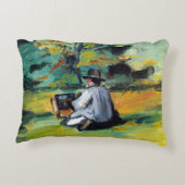 Paul Paulセザンヌの画家ヴィンテージファインアート アクセントクッション (裏面)