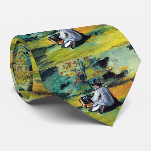 Paul Paulセザンヌの画家ヴィンテージファインアート ネクタイ (ロール)