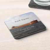 Paul R. Tregurthaセット6台の懸命プラスチック製コースター コースター (左側)