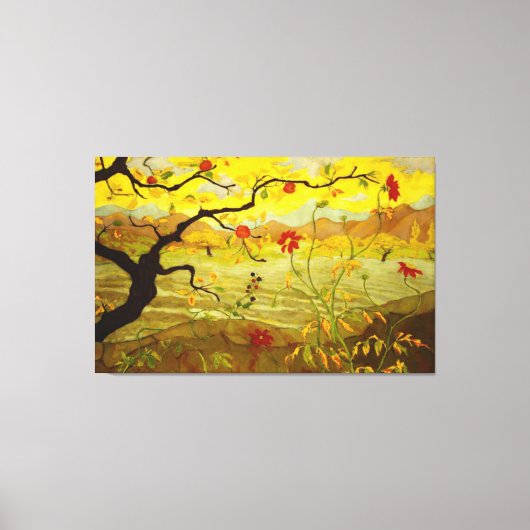 Paul Ranson /レッドフルーツ付きアップルツリーc.1902 / キャンバスプリント (正面)