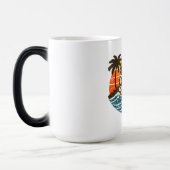 Paul Retro Sunset Name Design モーフィングマグカップ (左)