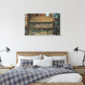 Paul Revere House #3 キャンバスプリント (インサイチュ (寝室))