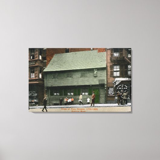 Paul Revere House #4 キャンバスプリント (正面)