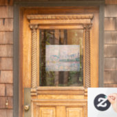 Paul Signac – アヴィニョン、朝 ウィンドウサイン (ホームデコレーション)