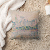 Paul Signac – アヴィニョン、朝 クッション (ブランケット)