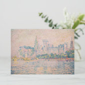 Paul Signac – アヴィニョン、朝 サンキューカード (スタンド正面)