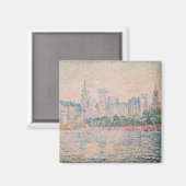 Paul Signac – アヴィニョン、朝 マグネット (正面/裏面)