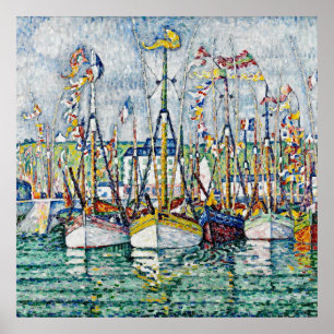 Paul Signac – グ賛美ロックスのマグロ艦隊のs. ポスター