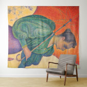 Paul Signac – パラソルを持つ女性 タペストリー (インサイチュ(横))
