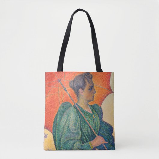 Paul Signac – パラソルを持つ女性 トートバッグ (正面)
