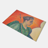 Paul Signac – パラソルを持つ女性 ドアマット (アングル)