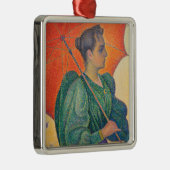Paul Signac – パラソルを持つ女性 メタルオーナメント (右)