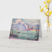 Paul Signac – ベニス、レインボー カード (黄色い花)