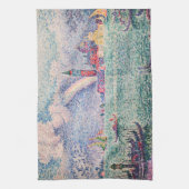 Paul Signac – ベニス、レインボー キッチンタオル (縦)