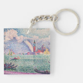 Paul Signac – ベニス、レインボー キーホルダー (裏面)