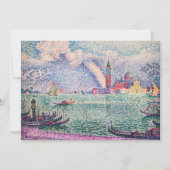 Paul Signac – ベニス、レインボー サンキューカード (正面)