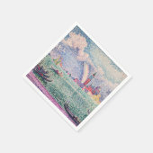 Paul Signac – ベニス、レインボー スタンダードカクテルナプキン (角)