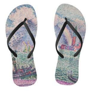 Paul Signac – ベニス、レインボー ビーチサンダル