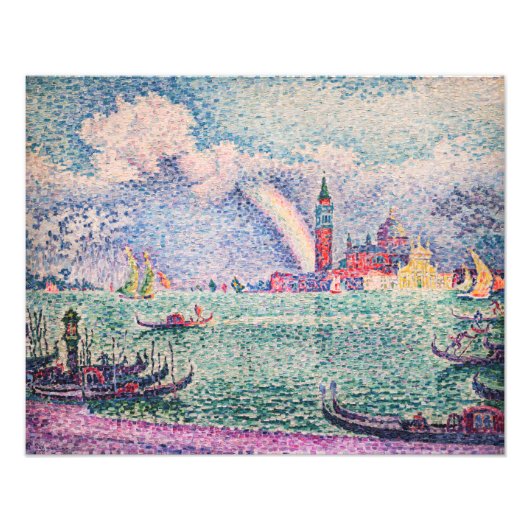 Paul Signac – ベニス、レインボー フォトプリント (正面)