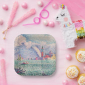 Paul Signac – ベニス、レインボー ペーパープレート (パーティー)