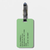 Paul Signac – ベニス、レインボー ラゲッジタグ (裏面縦)