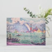 Paul Signac – ベニス、レインボー 招待状 (スタンド正面)