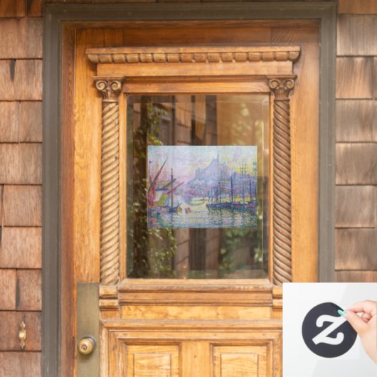 Paul Signac – マルセイユ,ノートルダム – デ – ラガーデ ウィンドウサイン (ホームデコレーション)