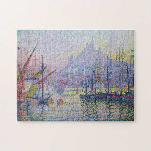 Paul Signac – マルセイユ,ノートルダム – デ – ラガーデ ジグソーパズル (横)