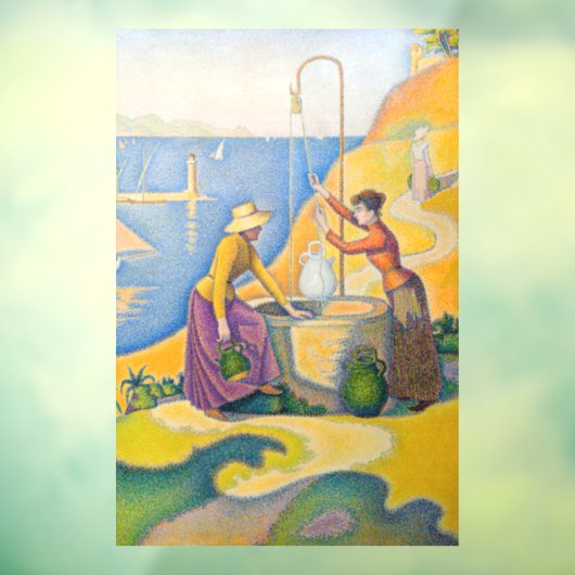 Paul Signac – 井戸の女性 ウィンドウサイン (シート3)