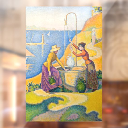 Paul Signac – 井戸の女性 ウィンドウサイン (シート2)