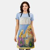 Paul Signac – 井戸の女性 エプロン (着用した状態)